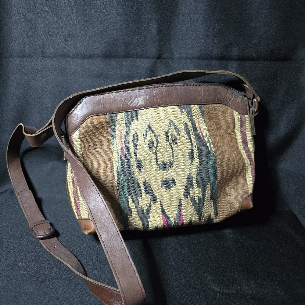 Brown Patterned Women's Bag - Picture 4 of 8